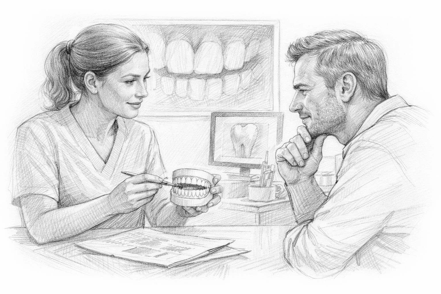 Analyse und persönliche Beratung Zahnarzt Berlin Lichtenberg | Zahnarztpraxis Dr. Anne Kehler in Lichtenberg Bild Analyse und persönliche Beratung Zahnarzt Berlin Lichtenberg